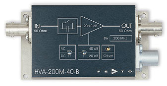 ワイドバンド電圧アンプ・Wideband Voltage Amplifier Series HVA