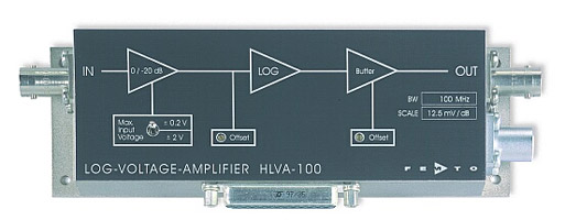 LOGワイドバンド電圧アンプ・Logarithmic Wideband Voltage Amplifier HLVA-100