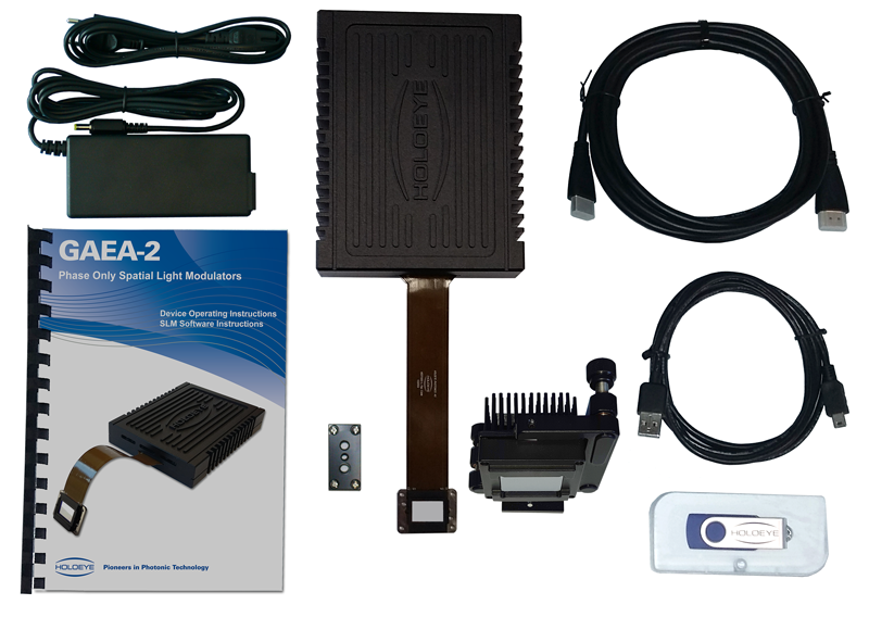 GAEA-2 空間光変調器 キット内容